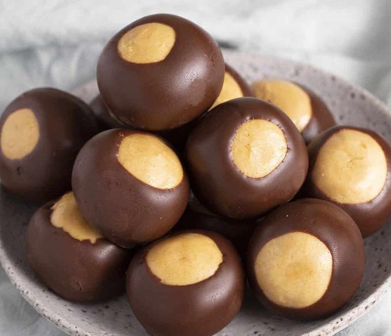 Chocolate Peanut butter buckeyes Candy